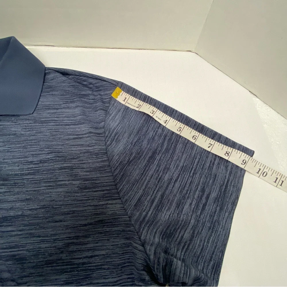 Head Tennis Polo Men's Size XL Blue Short Sleeve Collared Knit with Gray Logo